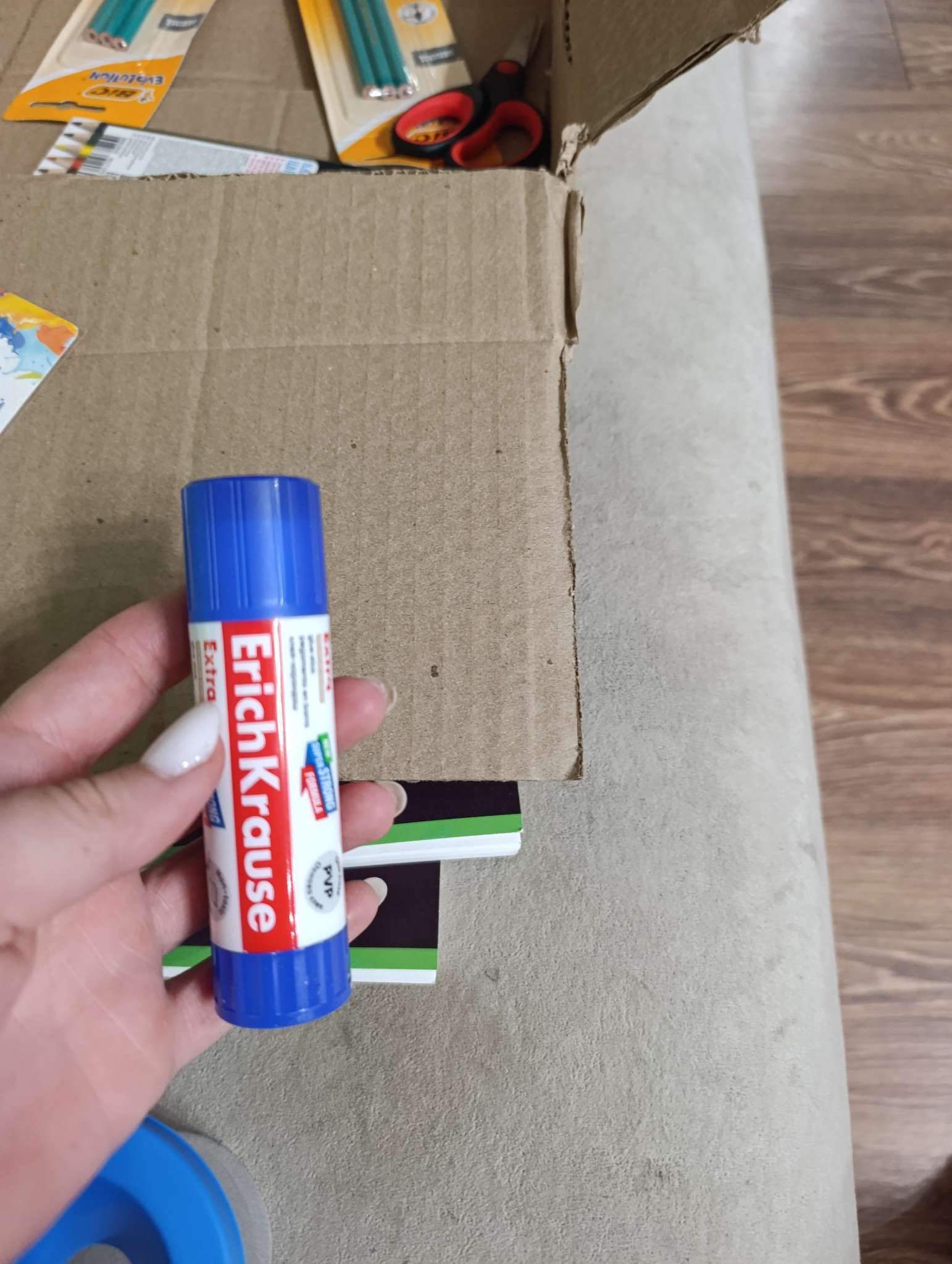 Фотография покупателя товара Клей-карандаш, ErichKrause Extra, усиленный, 21 г - Фото 1