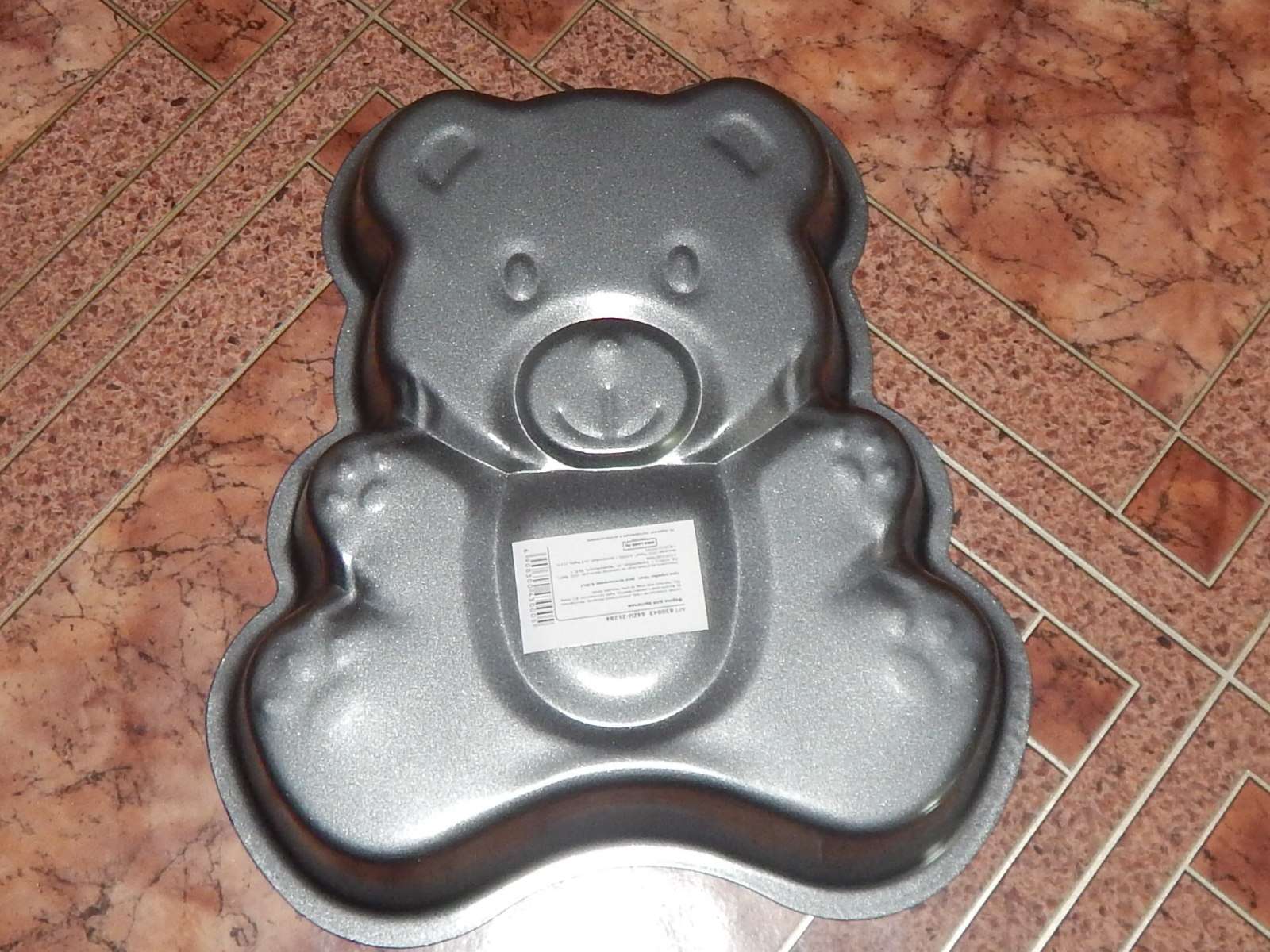 Фотография покупателя товара Форма для выпечки Доляна «Медведь», 23×25 см, антипригарное покрытие, цвет чёрный