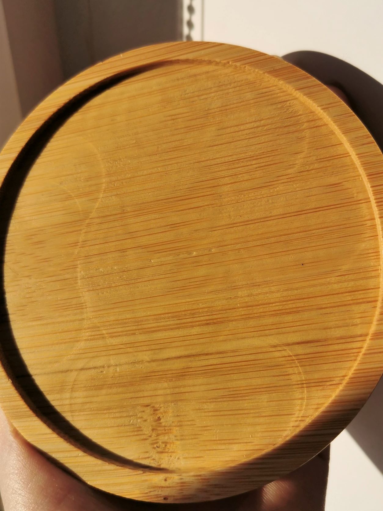 Фотография покупателя товара УЦЕНКА Банка керамическая для сыпучих продуктов Доляна «Эстет. Листья», d=11,5 см - Фото 2