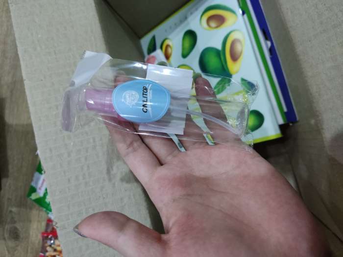 Фотография покупателя товара Бутылочка для хранения, с распылителем, 30 мл, цвет МИКС/прозрачный