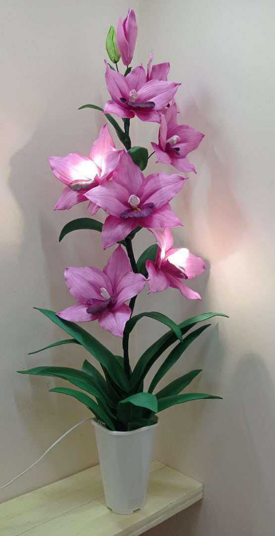 Фотография покупателя товара Горшок для цветов «Роза», 2 л, d=14 см, цвет розовый - Фото 5