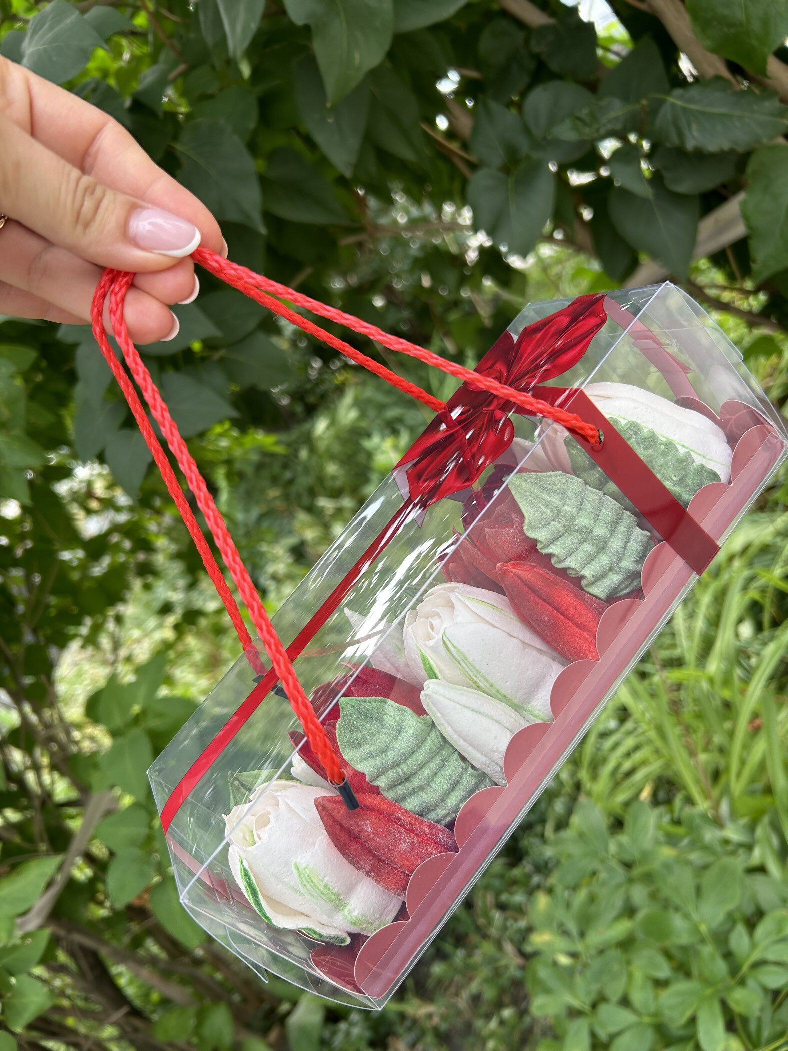 Фотография покупателя товара Коробка под рулет, «Счастья и любви», 22.5×7.8×7.8 см - Фото 8