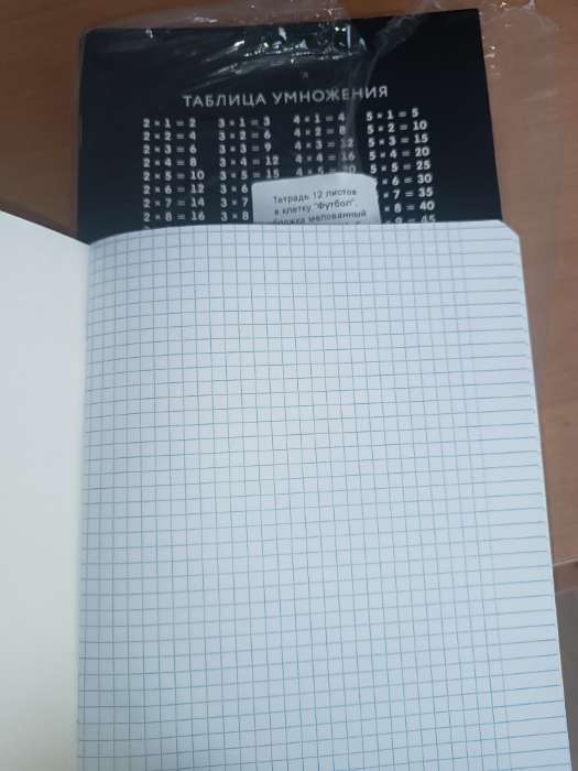 Фотография покупателя товара Тетрадь в клетку, 12 листов, А5, на скрепке, блок №1 «Минимализм» МИКС - Фото 2