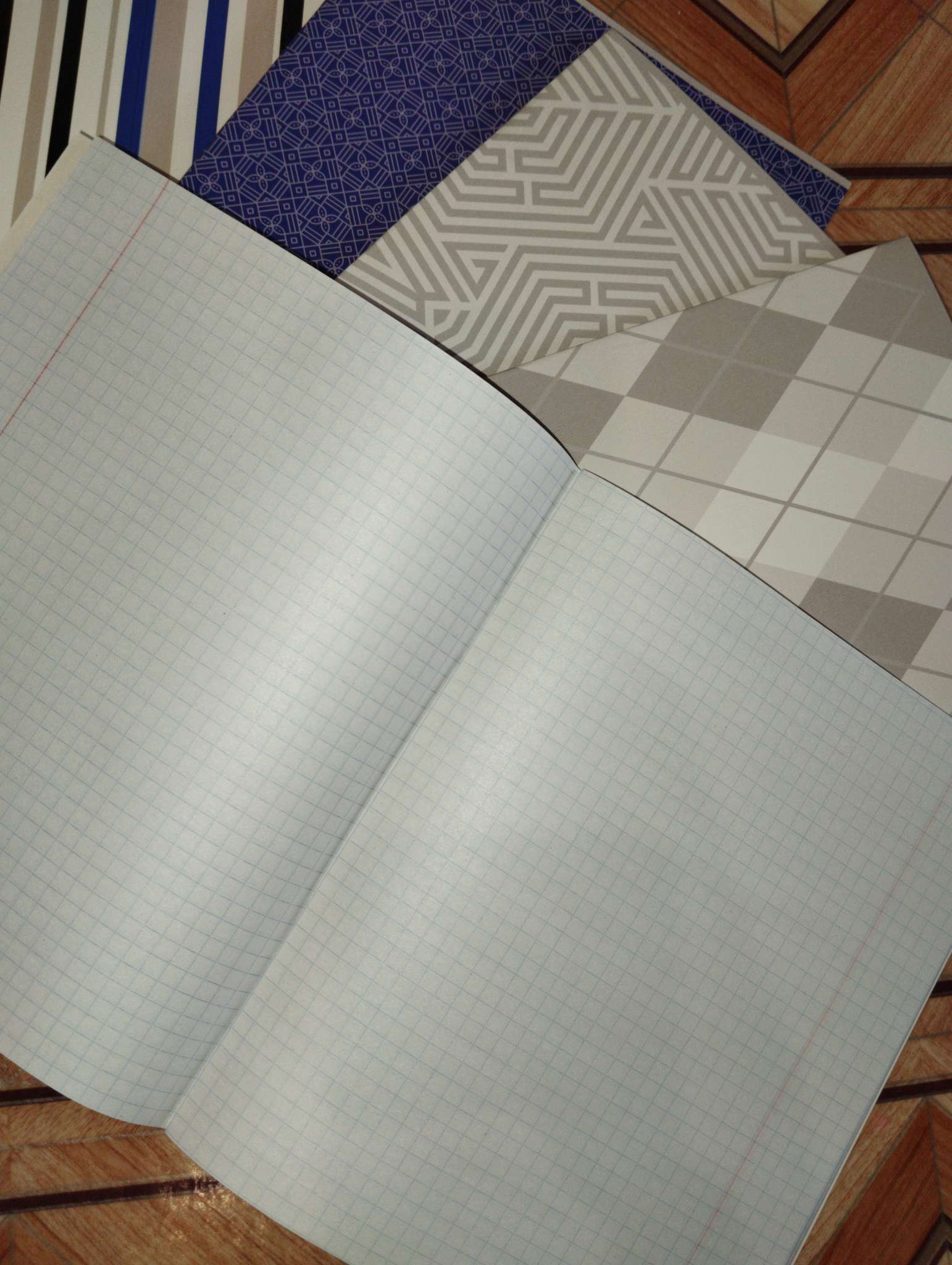 Фотография покупателя товара Комплект тетрадей, 48 листов в клетку, Calligrata «Стильные узоры» - Фото 1