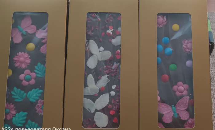 Фотография покупателя товара Коробка под плитку шоколада, белый, 18×9×1.4 см - Фото 1