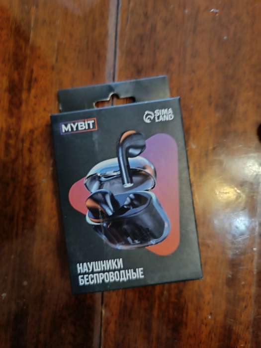 Фотография покупателя товара Наушники беспроводные Mybit Pro13, TWS, вкладыши, Bluetooth 5.0, 30/180 мАч, чёрные в прозрачном кейсе - Фото 1