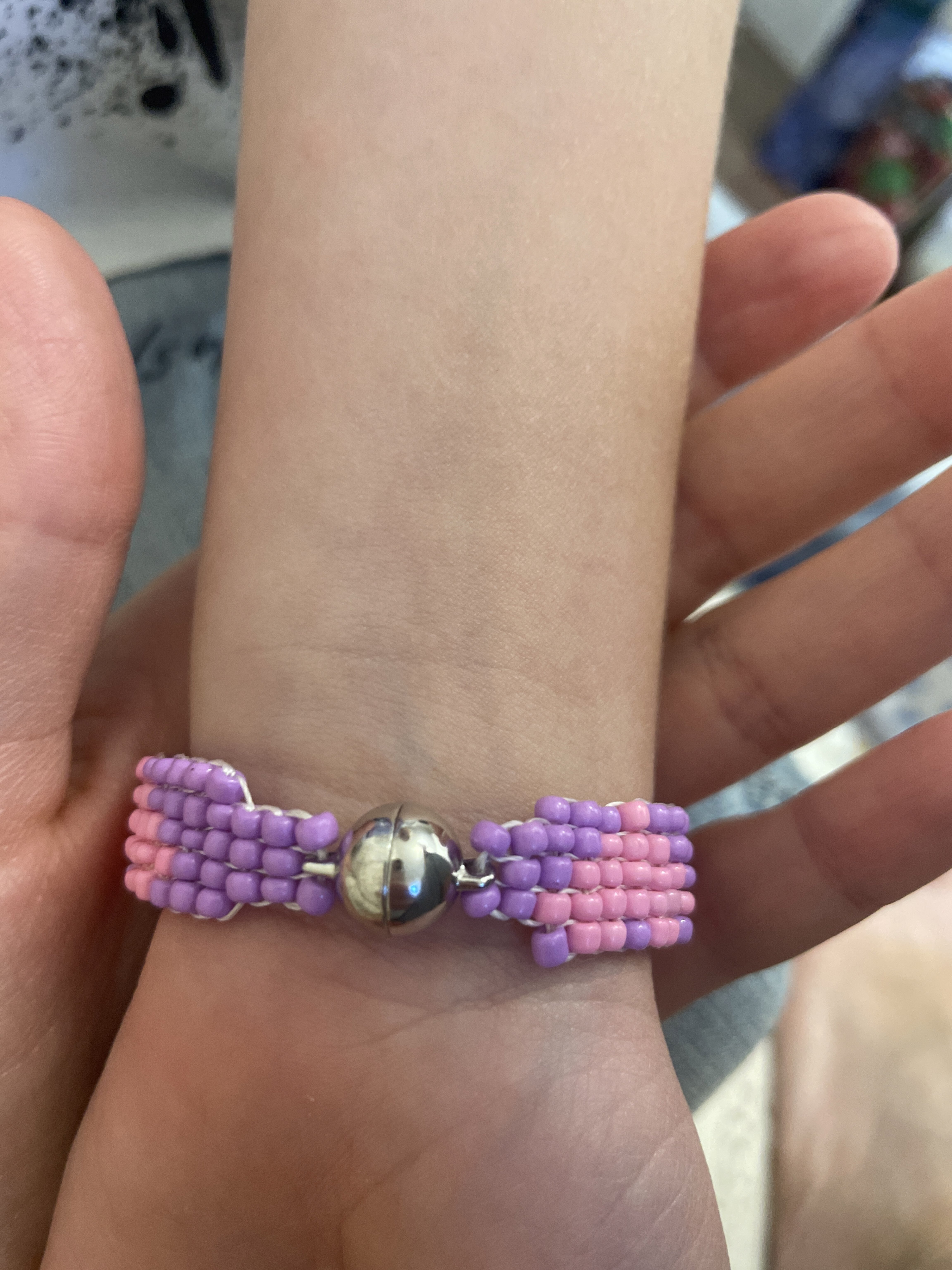 Фотография покупателя товара Замок-концевик магнитный, 16×10 мм, петель=1.2 мм, шарик, цвет серебро - Фото 1