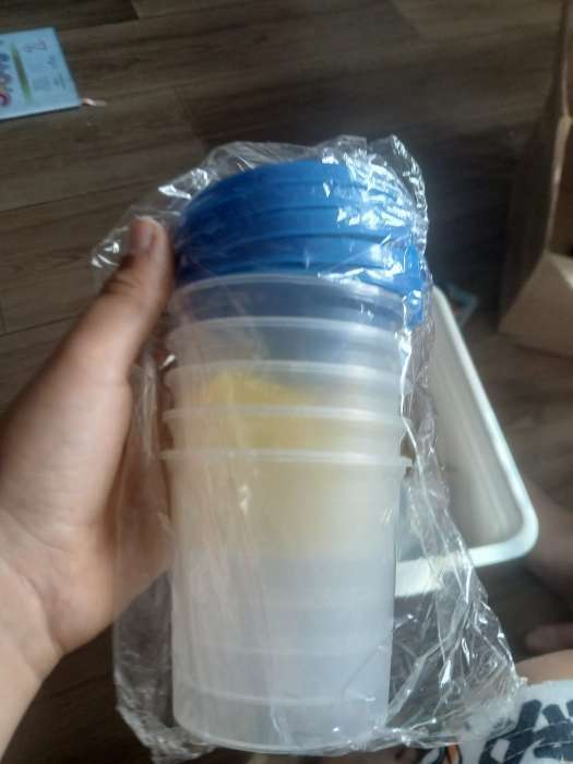 Фотография покупателя товара Стакан - непроливайка для рисования Calligrata, 210 мл, с заглушкой, синий - Фото 1