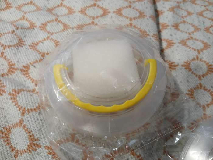 Фотография покупателя товара Стакан для кистей складной d=6 см, с губкой, прозрачный с ручкой - Фото 1