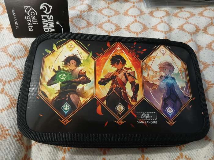 Фотография покупателя товара Пенал школьный, 2 секции, 12.5×20.5×4 см «Тачка» - Фото 2