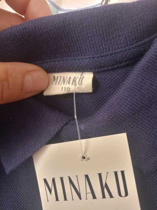 Фотография покупателя товара Джемпер (поло) детский MINAKU, цвет графит, рост 116 см - Фото 7