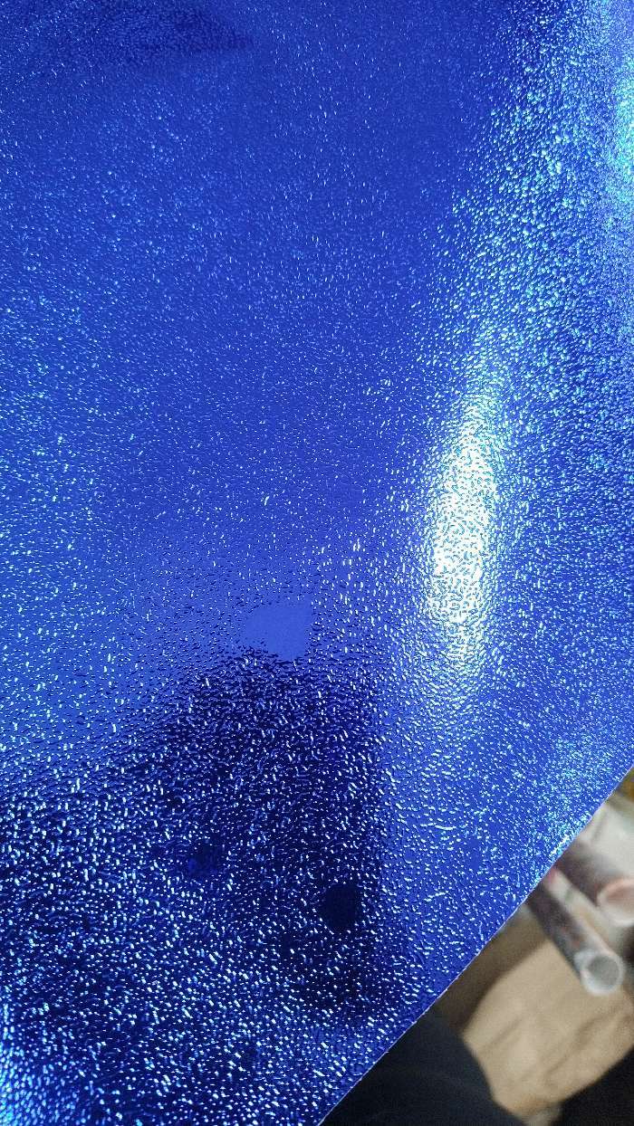 Фотография покупателя товара Бумага упаковочная фольгированная, синий, 50 х 70 см