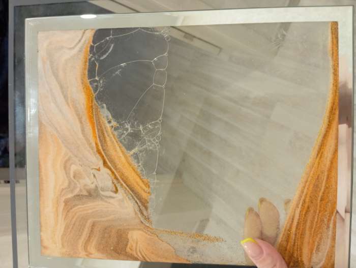 Фотография покупателя товара Песочные часы-картина «Пустыня», 30×25 см, антистресс, песок оранжевый - Фото 1