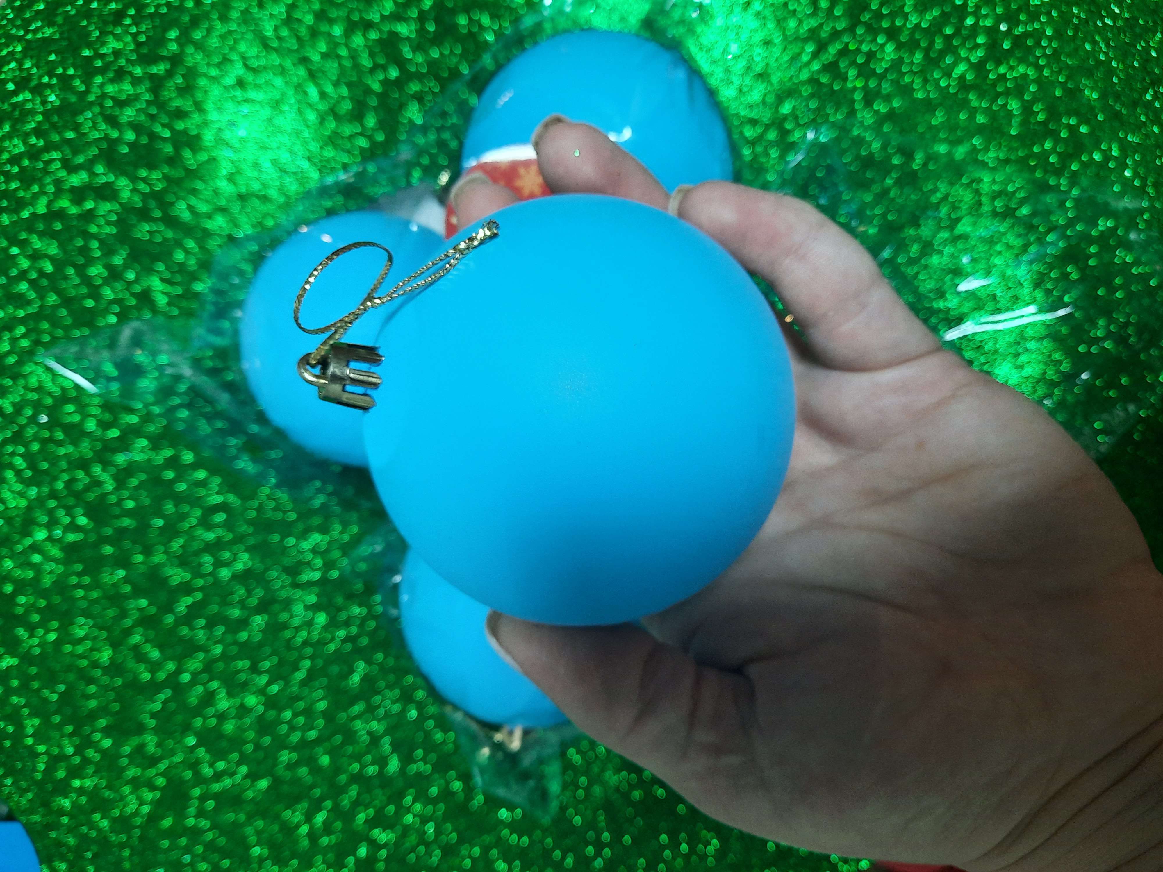 Фотография покупателя товара Набор шаров пластик d-8 см, 2 шт "Матовый" зелёный - Фото 14