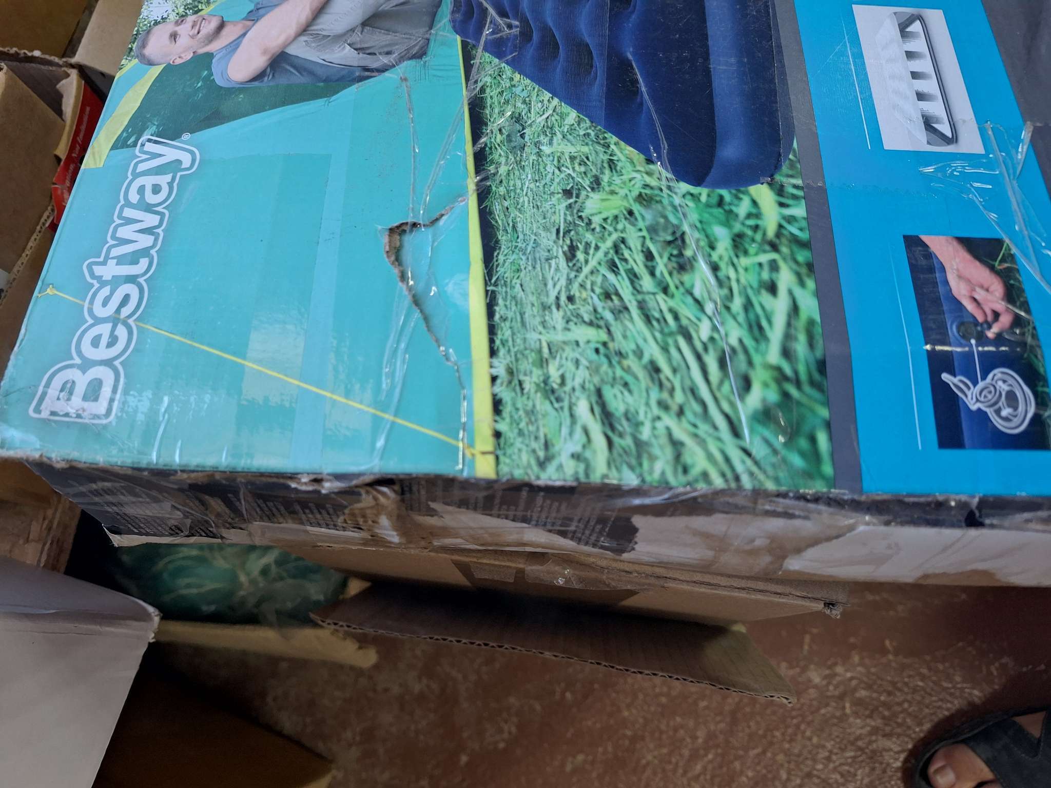 Фотография покупателя товара УЦЕНКА Матрас надувной, 188×99×22 см, 67001 Bestway - Фото 2