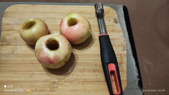 Фотография покупателя товара Нож для удаления сердцевины Доляна Digma, 22 см, нержавеющая сталь, чёрный, красный - Фото 1