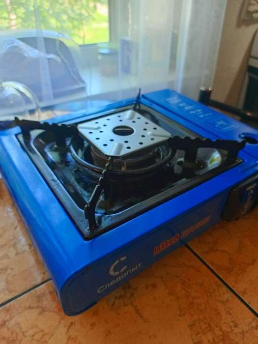 Фотография покупателя товара Рассекатель пламени, 9×9 см, цвет серебристый - Фото 1