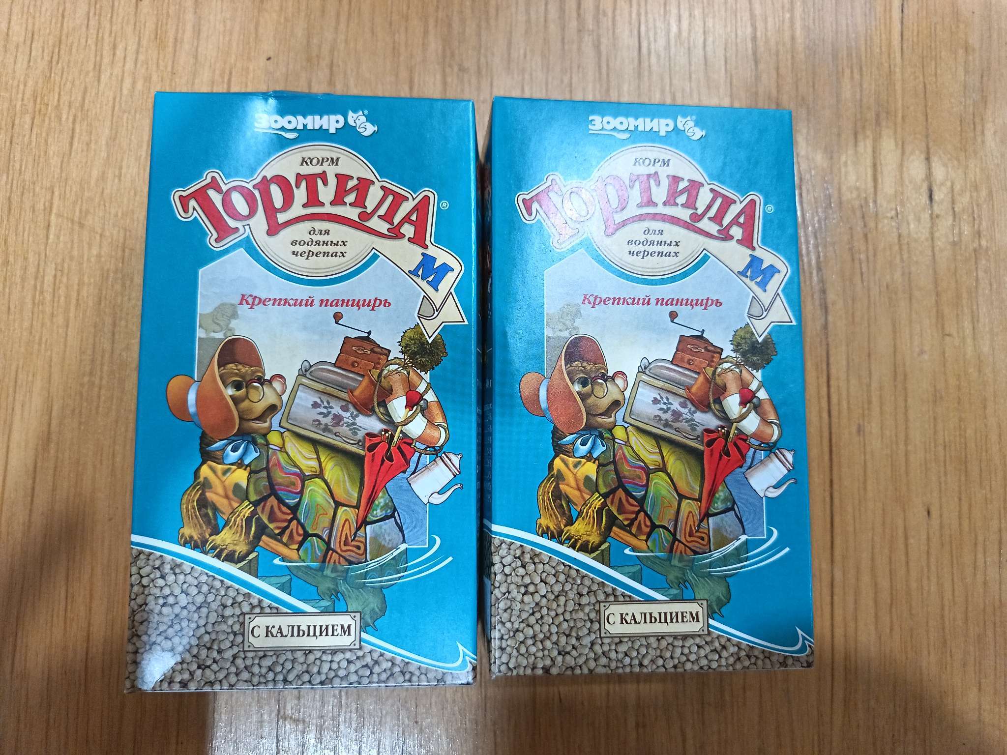 Фотография покупателя товара Корм «Тортила М Крепкий панцирь» для водяных черепах с кальцием, гранулы, 90 г - Фото 1