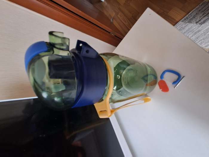 Фотография покупателя товара Бутылка для воды спортивная, 17.5×7 см - Фото 3