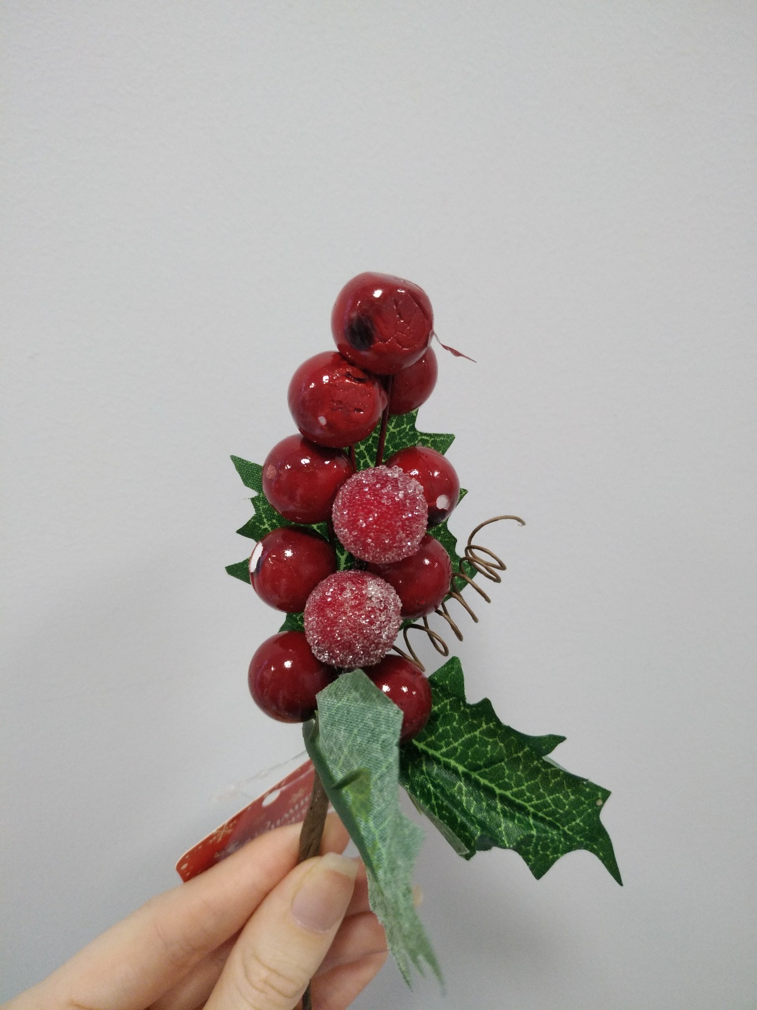 Фотография покупателя товара Декор "Зимние мечты" красные ягоды, 16 см - Фото 10