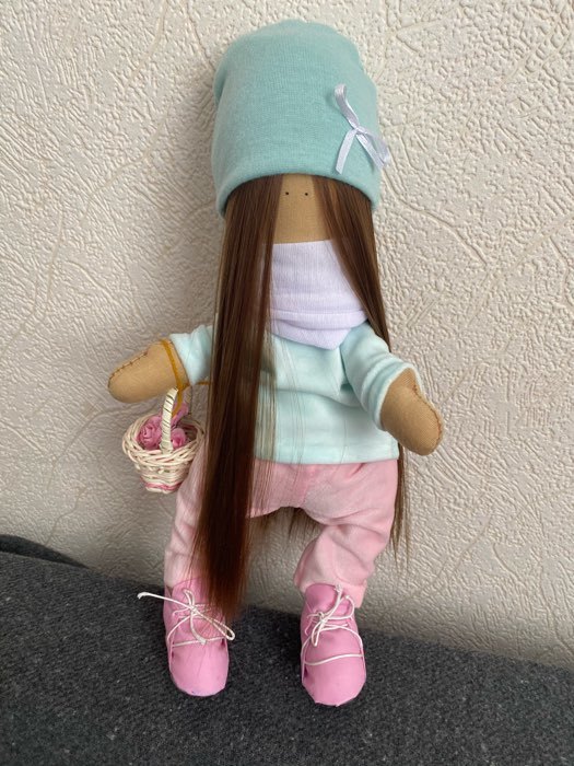 Фотография покупателя товара Набор для шитья. Интерьерная кукла «Линда», 30 см - Фото 5