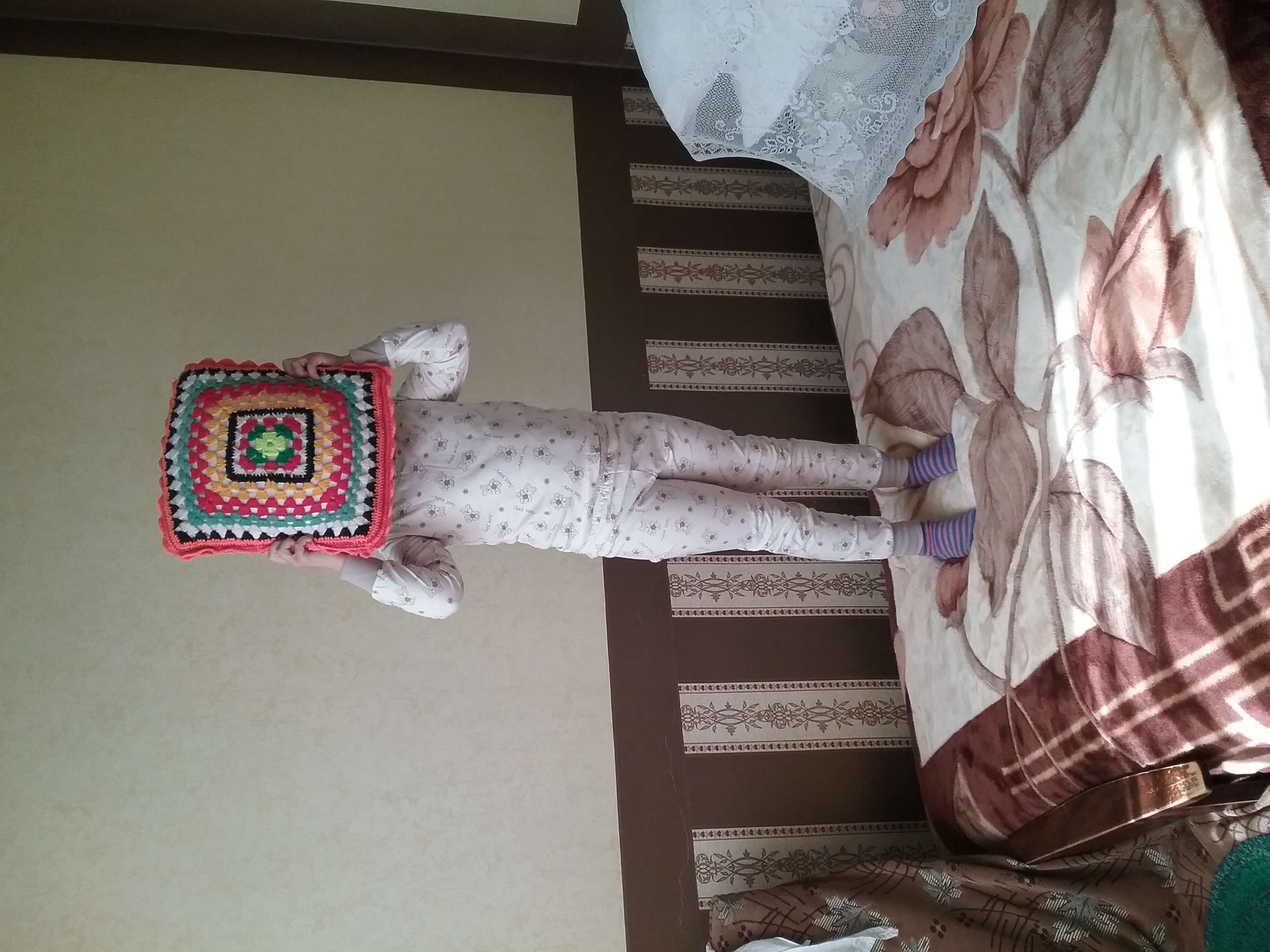 Фотография покупателя товара Пижама для девочки Мишки Sweet Baby, рост 116 см, цвет бежевый - Фото 1