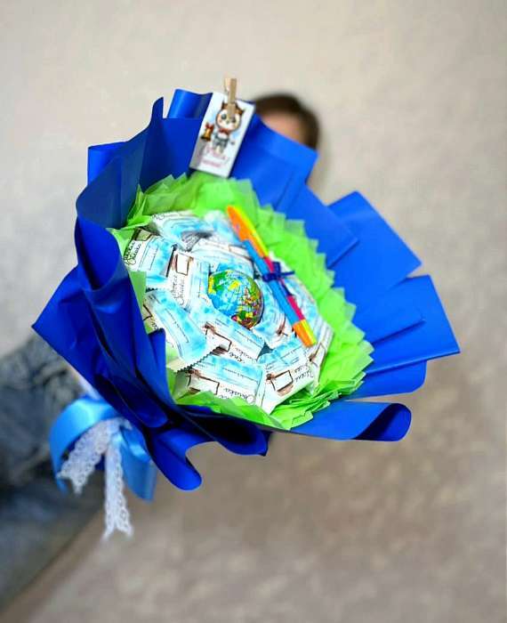 Фотография покупателя товара Мяч детский мягкий «Глобус», в шоубоксе - Фото 1