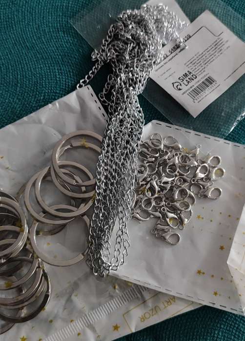 Фотография покупателя товара Цепочка без карабина, набор 5 шт. L=45 см, 4.6×3×0.8 мм, СМ-1319, цвет золото - Фото 1