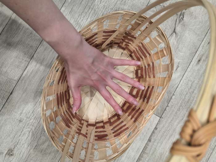 Фотография покупателя товара Корзина плетеная «Ладья», 32×23×10 см, бамбук - Фото 17