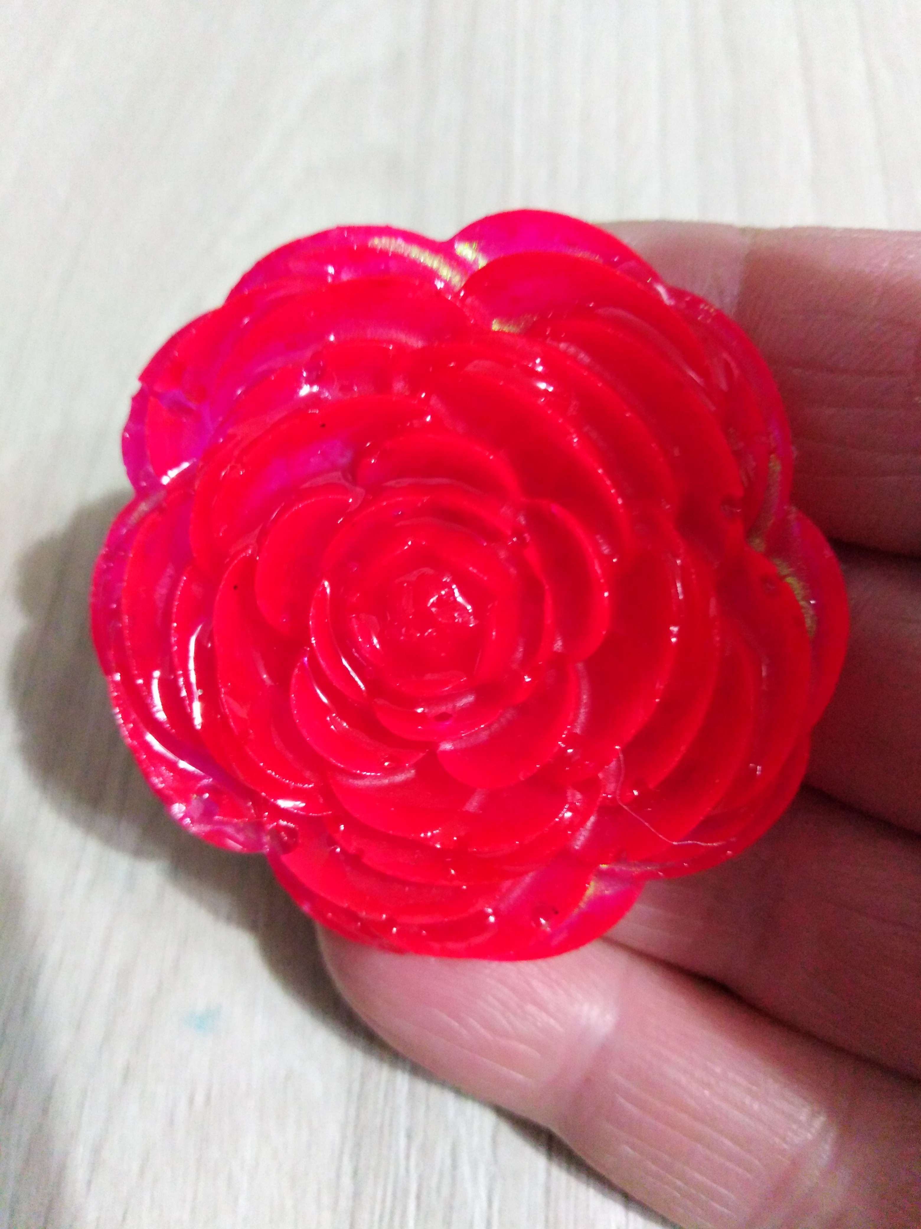 Фотография покупателя товара Силиконовый молд «Прекрасная роза», 5,7×5,7×1,2 см, цвет МИКС - Фото 5