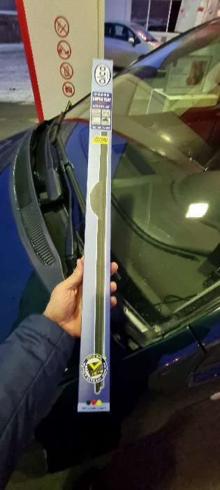 Фотография покупателя товара Щетка стеклоочистителя ALCA SUPER FLAT, 14"/ 350 мм бескаркасная - Фото 2