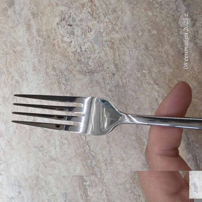 Фотография покупателя товара Вилка столовая Magistro «Джентри», h=21 см, нержавеющая сталь, серебристая - Фото 2