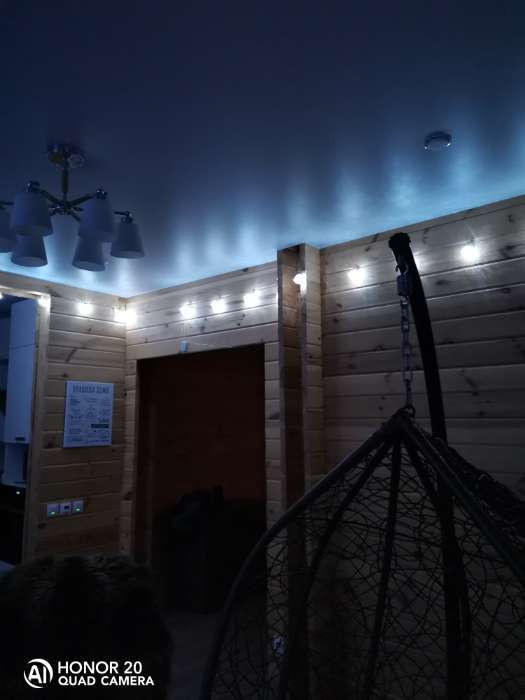 Фотография покупателя товара Гирлянда «Нить» 3 м с насадками «Лампочки кристалл», IP20, прозрачная нить, 80 LED, свечение синее, 8 режимов, 220 В - Фото 12
