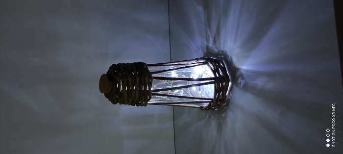 Фотография покупателя товара Гирлянда «Нить» 1 м роса, IP20, серебристая нить, 10 LED, свечение фиолетовое, CR2032х2 - Фото 6