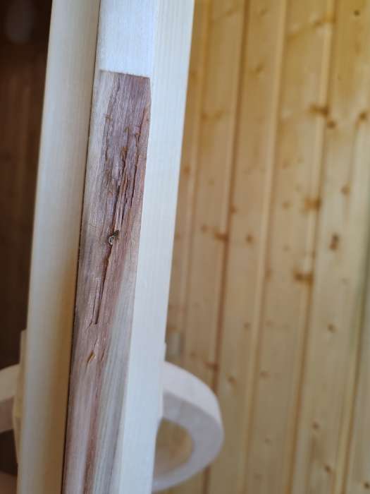 Фотография покупателя товара Дверь для бани и сауны, 170×80 см по коробке, липа, универсальная - Фото 2