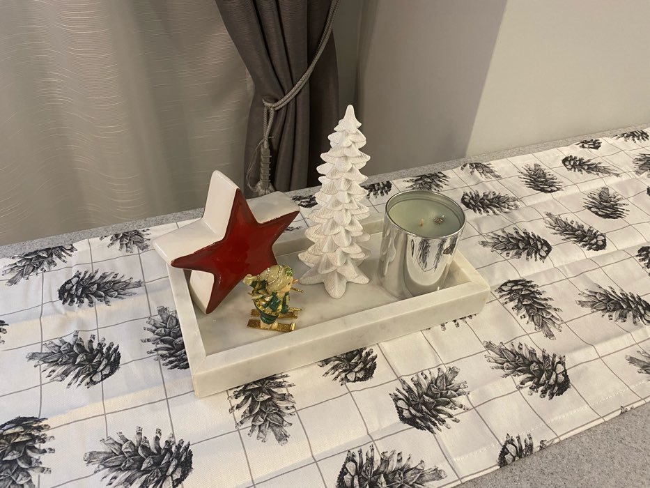 Фотография покупателя товара Дорожка на стол новогодняя Этель Merry Christmas 40×146 см, 100% хлопок, саржа 190 г/м², белая - Фото 6