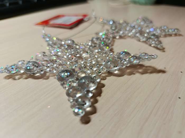 Фотография покупателя товара Ёлочные игрушки 2 шт. «Зимнее волшебство. Звезда - магия», 9.5 см, прозрачный - Фото 19