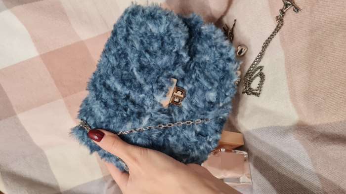 Фотография покупателя товара Канва-основа для вышивания сумки, пластиковая, 42×24 см, цвет белый - Фото 1