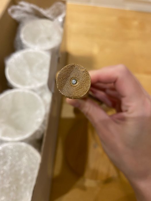 Фотография покупателя товара Набор фарфоровых кружек на деревянной подставке BellaTenero, 4 предмета: 400 мл, цвет белый - Фото 3