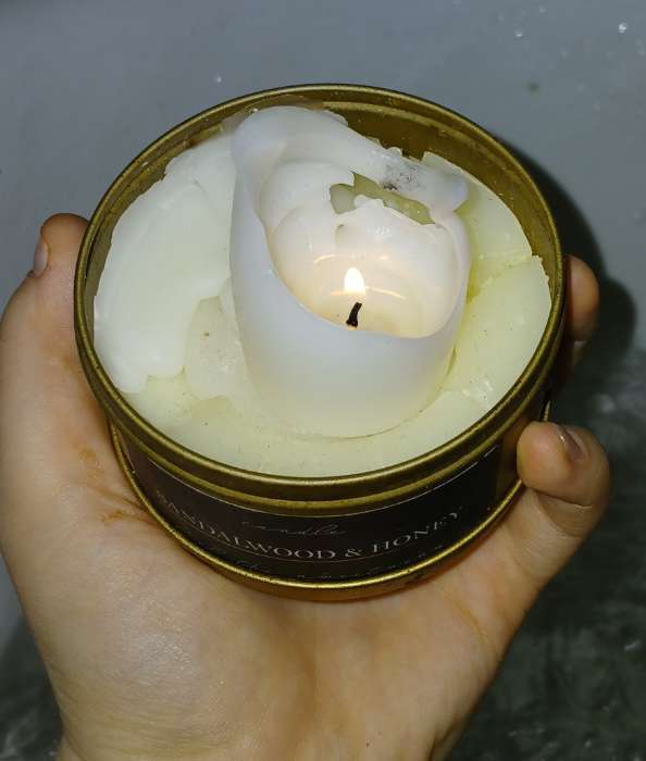 Фотография покупателя товара Свеча ароматическая Vanilla lime, ванильный лайм, 5×4.5 см - Фото 10