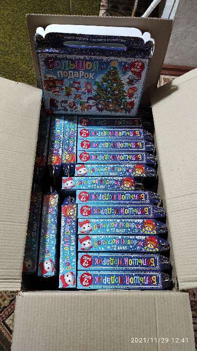 Фотография покупателя товара Новогодний набор 2022 «Буква-Ленд», 12 книг в подарочной коробке - Фото 239