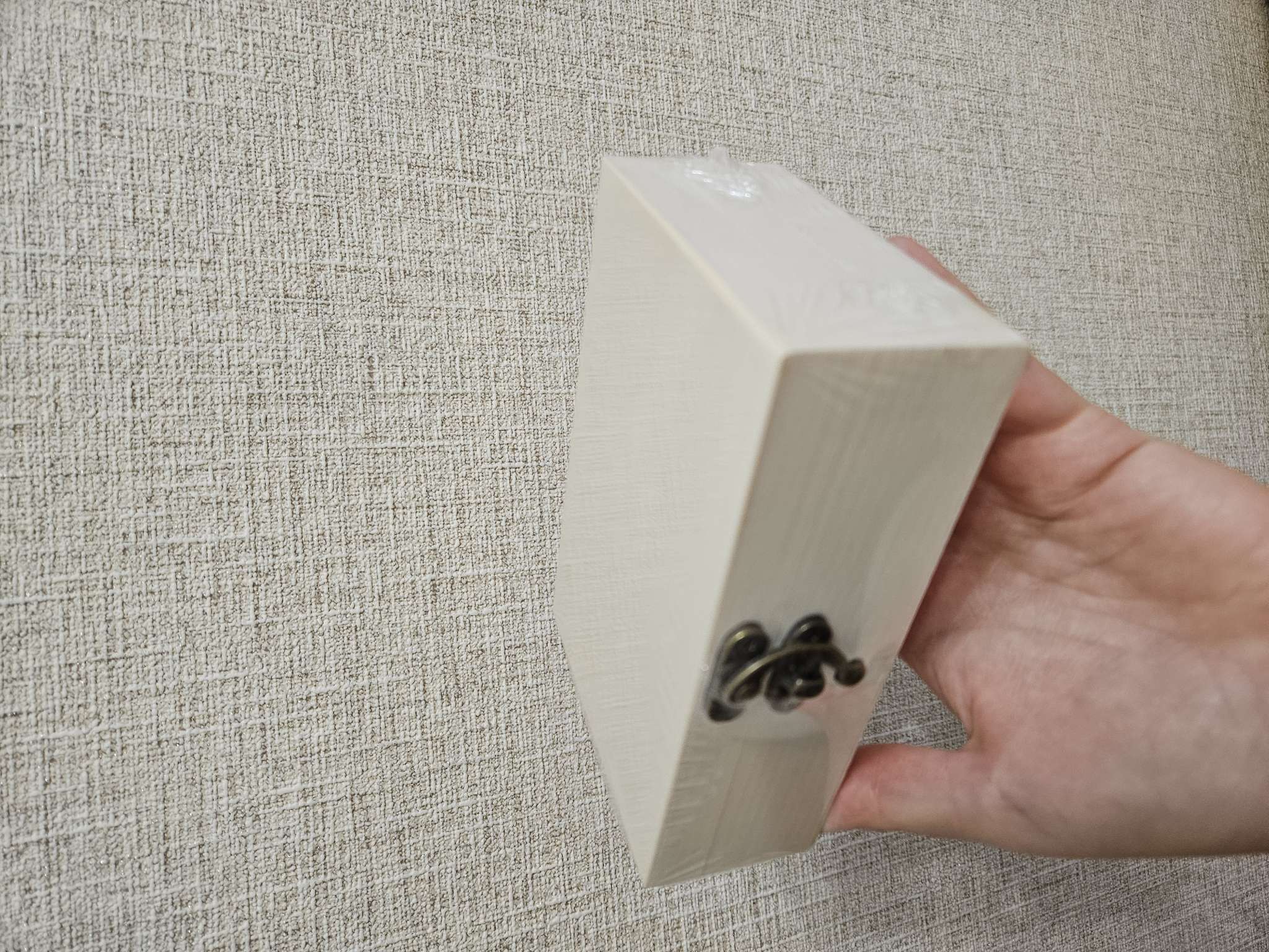 Фотография покупателя товара Шкатулка для росписи дерево «Прямоугольная», замок крючок, 15×10×5 см - Фото 2