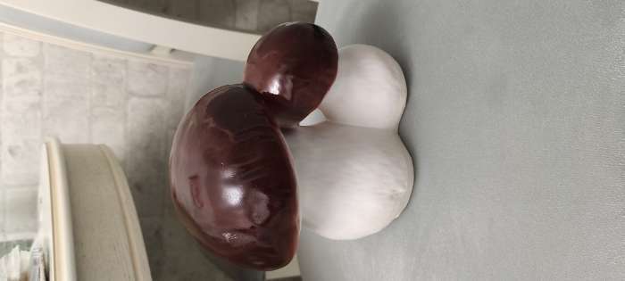 Фотография покупателя товара Садовая фигура "Пара белых грибов", керамика, 18х14х18 см
