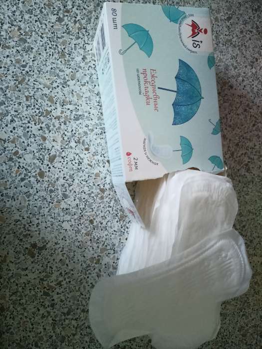 Фотография покупателя товара Ежедневные прокладки из целлюлозы 2 мм MIS это мой индивидуальный секрет 80 шт. - Фото 1