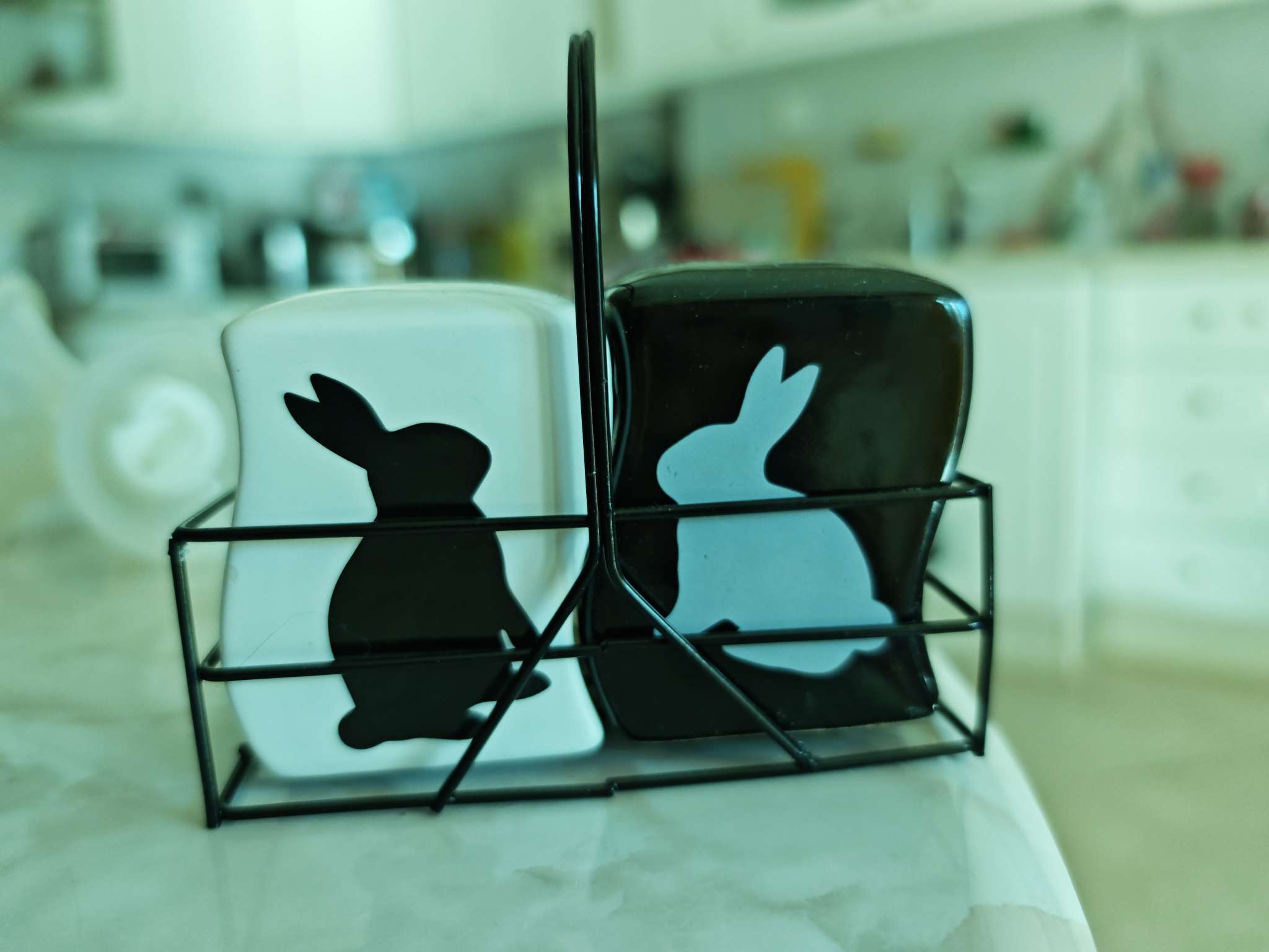 Фотография покупателя товара Солонка и перечница «Линии», 100 мл - Фото 1