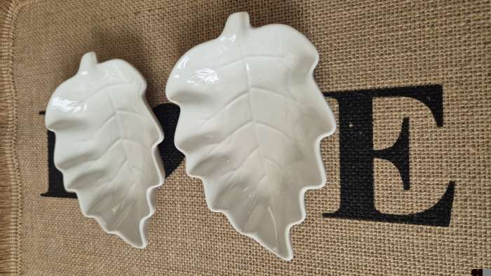 Фотография покупателя товара Соусник «Лиственник», 14×10×3 см, керамика, белый - Фото 1