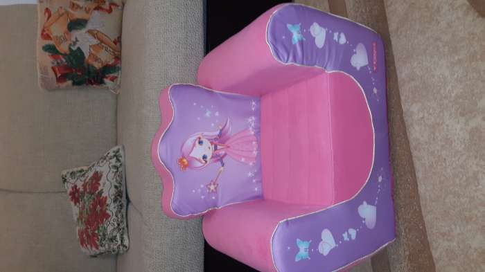 Фотография покупателя товара Мягкая игрушка «Диванчик Принцесса», цвета МИКС - Фото 3