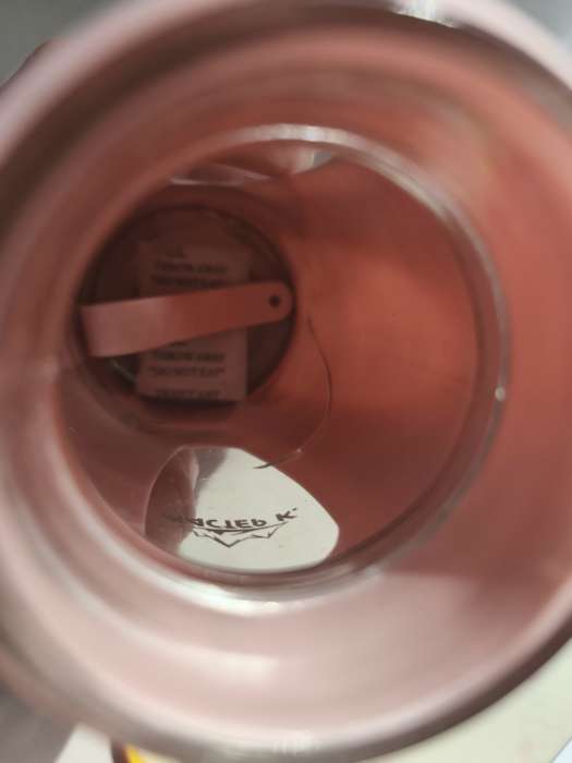 Фотография покупателя товара Бутылка для воды, 400 мл, 19.5×7×5.2 см, стеклянная, розовая - Фото 1