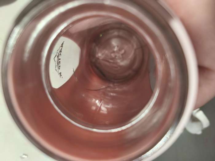 Фотография покупателя товара Бутылка для воды, 400 мл, 19.5×7×5.2 см, стеклянная, розовая - Фото 3