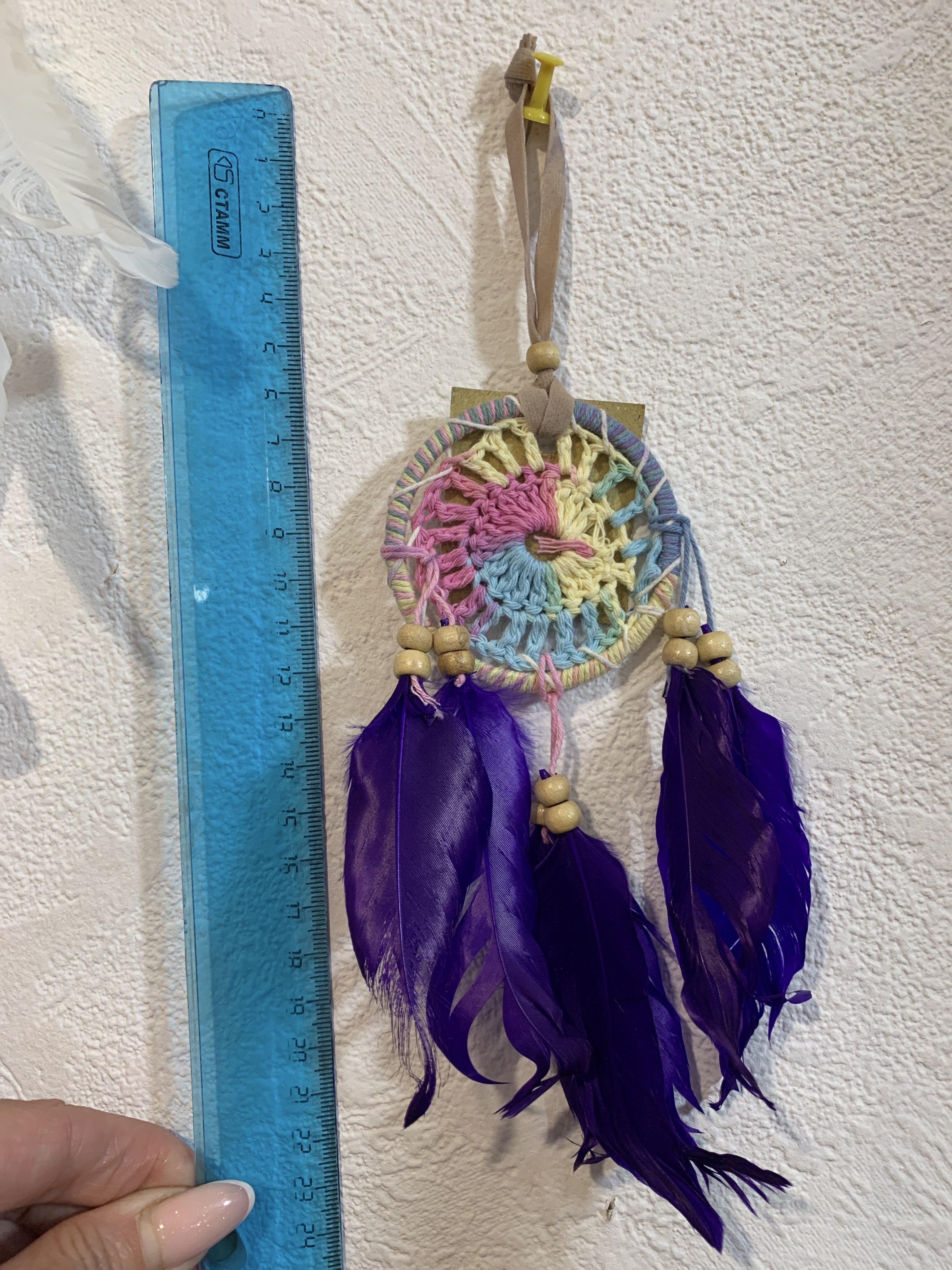 Фотография покупателя товара Ловец снов, 6×22 см, разноцветный - Фото 1